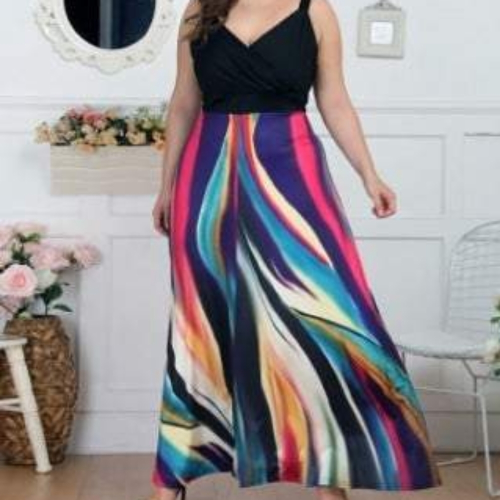 Plus Size Flowy Maxi Dress